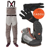 Redington wading outfit with Simms Tributary boots and FREE Simms Gore gloves