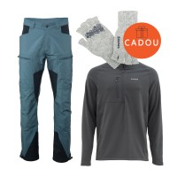 Set Pantaloni Loop Gauto, top Simms fleece si manusi Simms CADOU