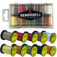 Semperfli Classic Waxed Thread 8/0 110m (120 Yards) Natural Colors Collection